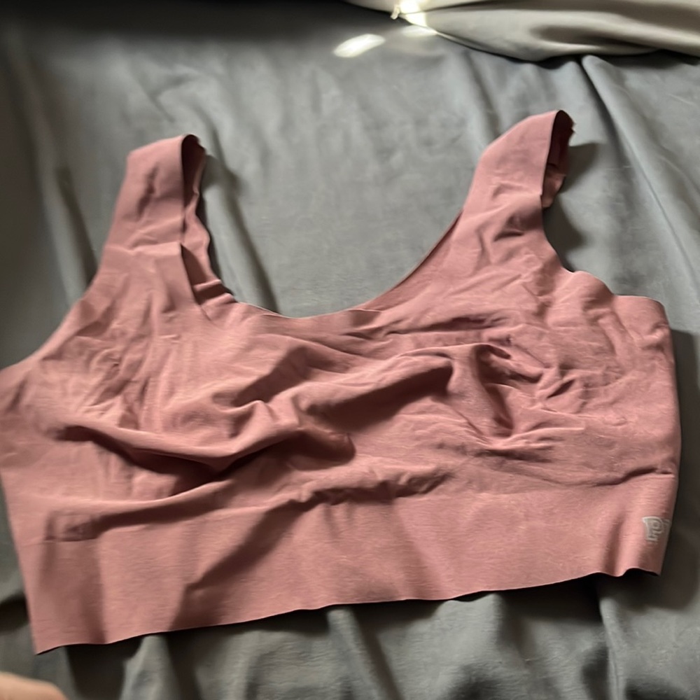 pink victoria secret seemless bralette